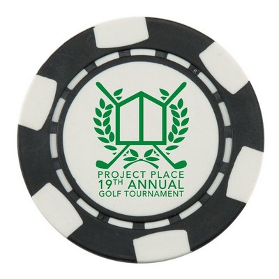 Ball Marker,Poker Chip/Keepsake Token (One Color Imprint)